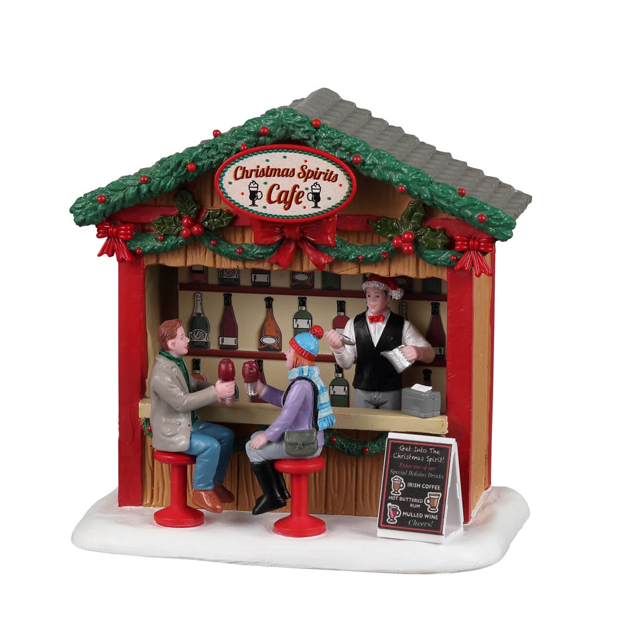 lemax-christmas-spirits-cafe-caf-caddington-village-miniature image 1