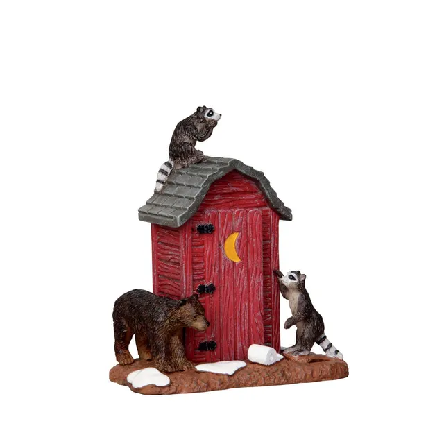 lemax-outhouse-marauders-figurine-humoristique-vail-village image 1