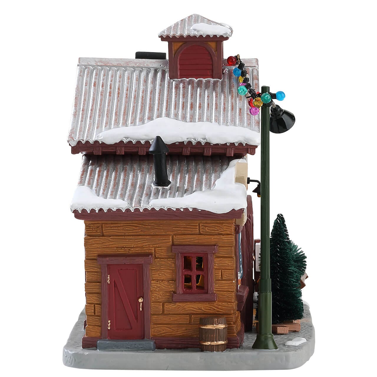 lemax-henrys-christmas-tree-farm-sapin-et-ferme-miniature-lumineuse image 3