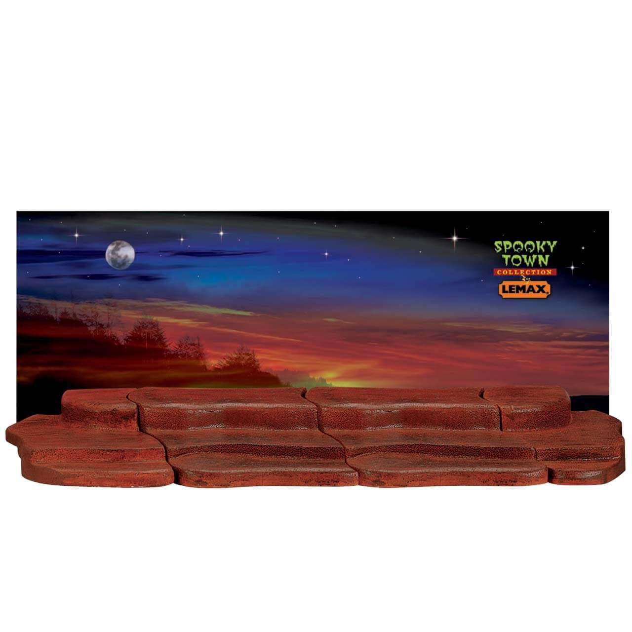 lemax-4-foot-display-material-spooky-town-nappe-d-cor-halloween image 1