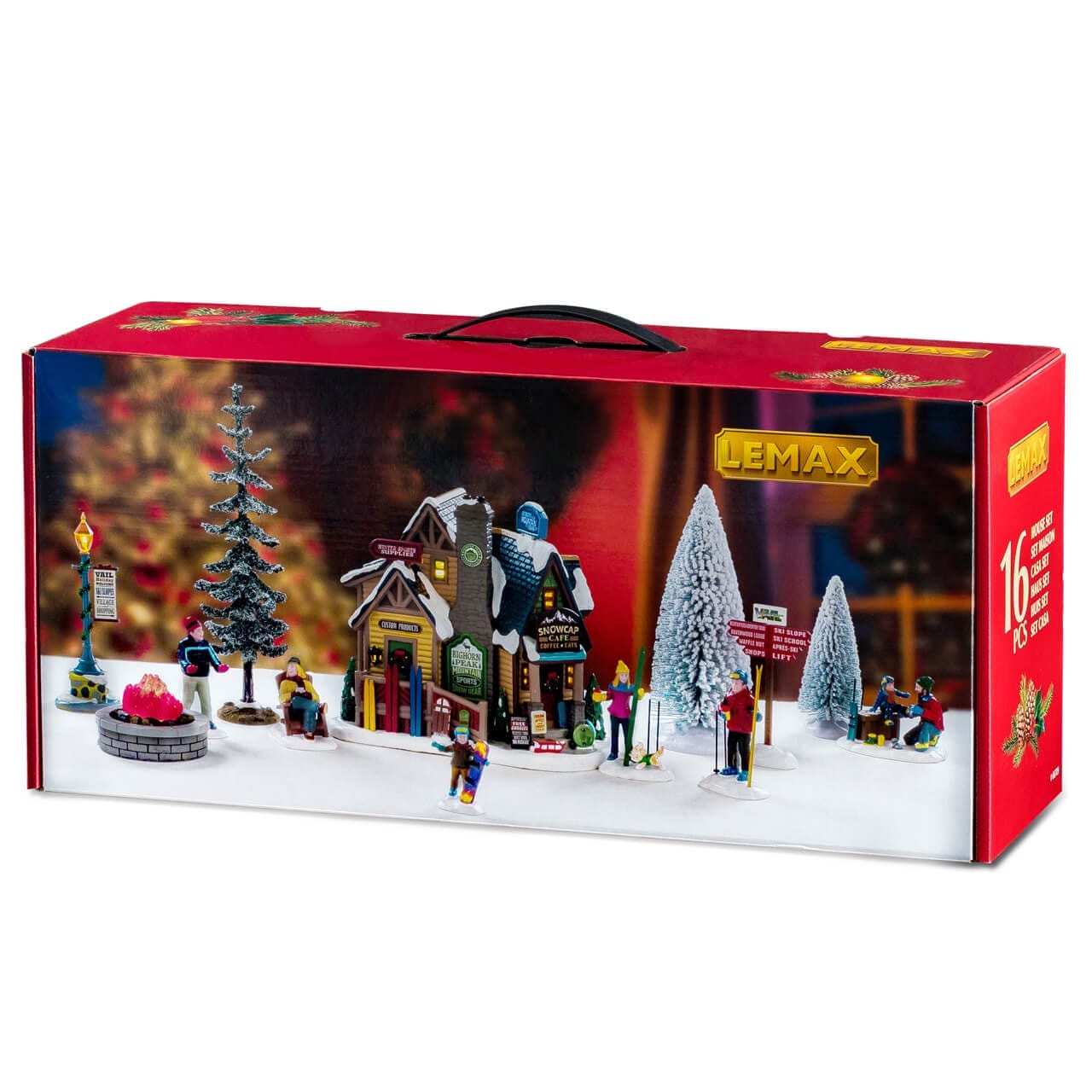 lemax-bighorn-peak-mountain-sports-snow-gear-set-coffret-boutique-vail-village image 2