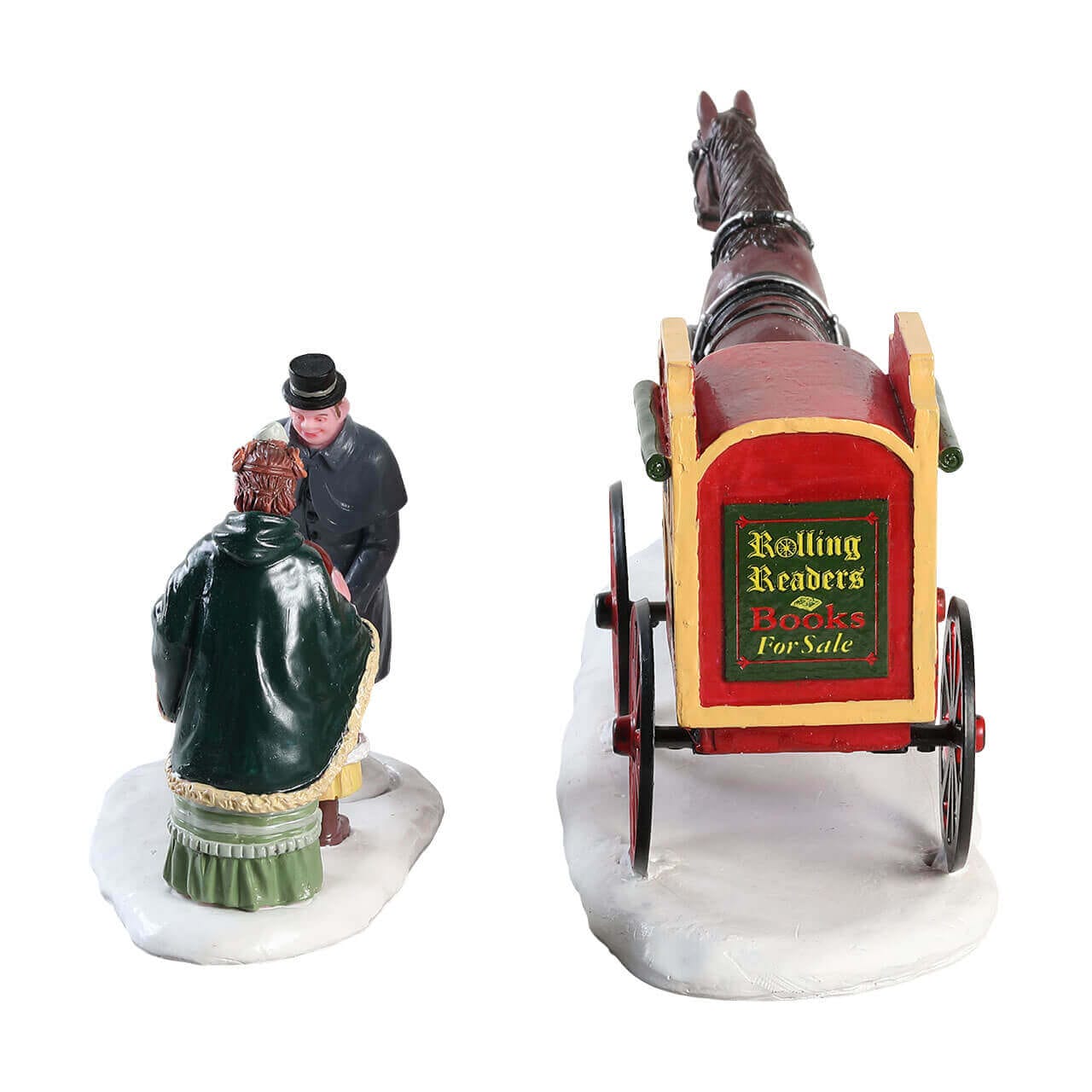 lemax-rolling-readers-figurine-biblioth-que-mobile-village image 2