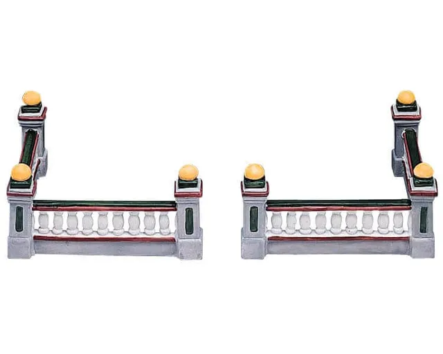 lemax-column-wall-mur-colonnes-village-miniature image 1
