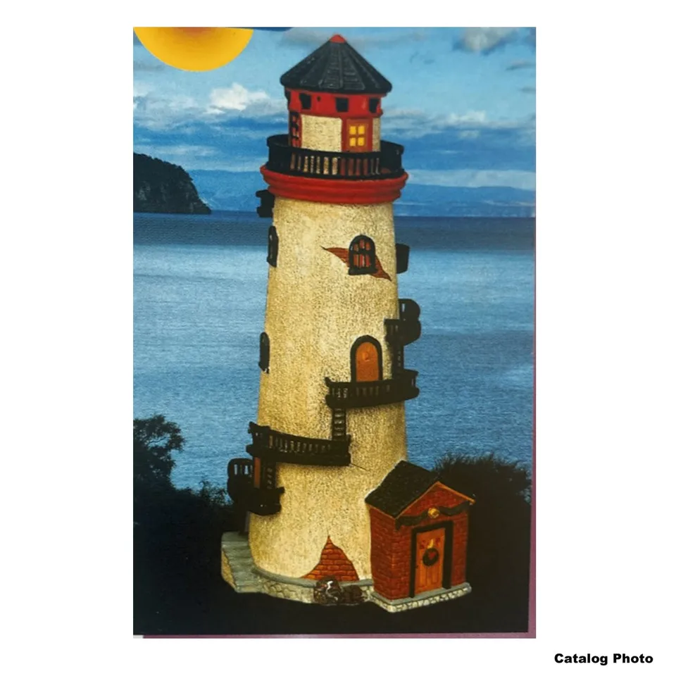 lemax-cape-anne-lighthouse-phare-miniature-lumineux image 1