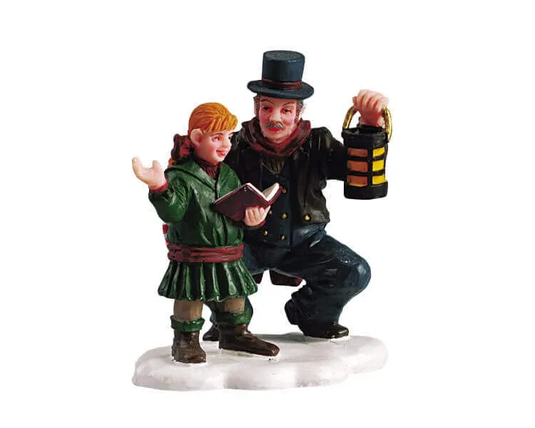lemax-caroling-grandpa-figurine-grand-p-re-chanteur image 1