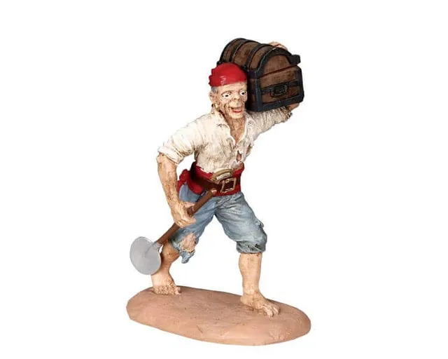 lemax-pirate-s-chest-figurine-coffre-pirate-pour-village-effrayant image 1