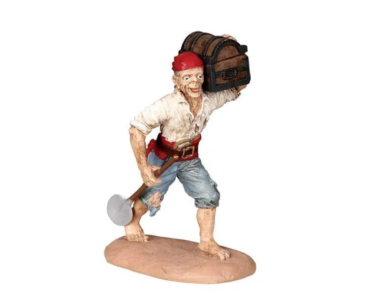 lemax-pirate-s-chest-figurine-coffre-pirate-pour-village-effrayant image 1