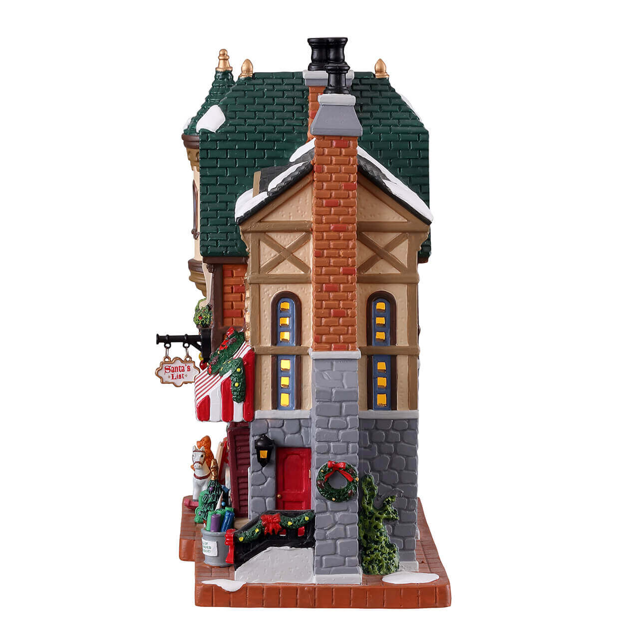 lemax-santa-s-list-toy-shop-boutique-de-jouets-miniature-caddington image 3