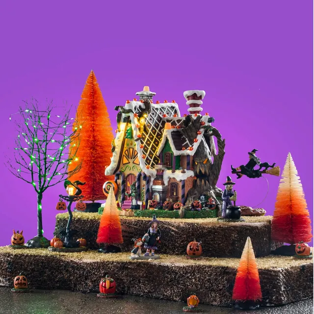 lemax-the-candy-witch-cottage-set-maison-hant-e-spooky-town image 1