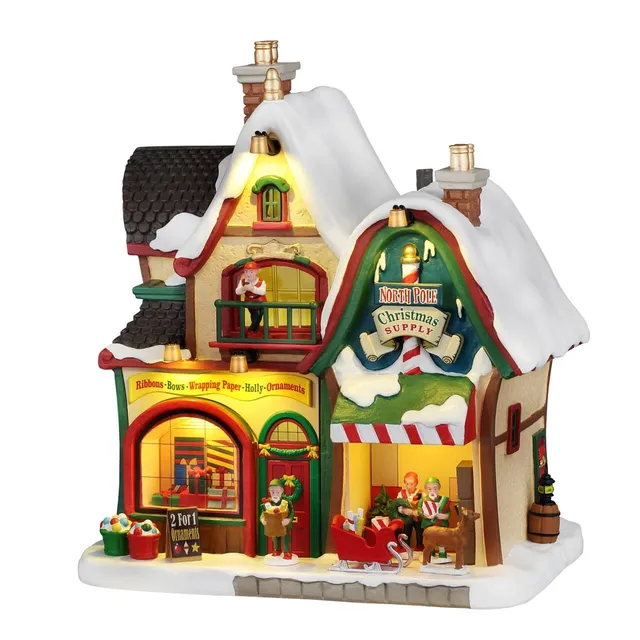 lemax-north-pole-christmas-supply-b-timent-lumineux-santa-s-wonderland image 1