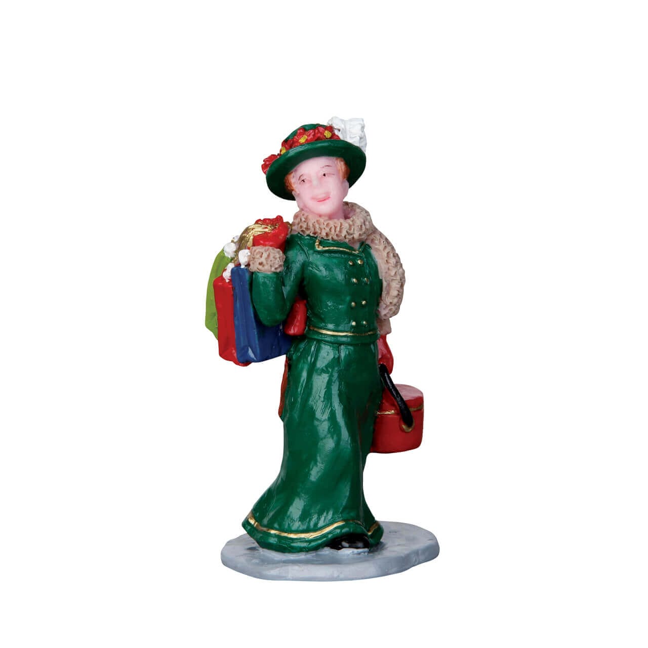 lemax-vintage-jolly-holiday-shopper-figurine-shopping-de-no-l image 1