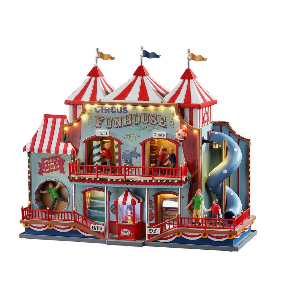 lemax-circus-funhouse-b-timent-miniature-lumineux-carnaval image 1