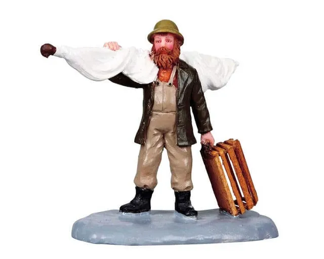 lemax-lobsterman-figurine-monstre-village-miniature image 1