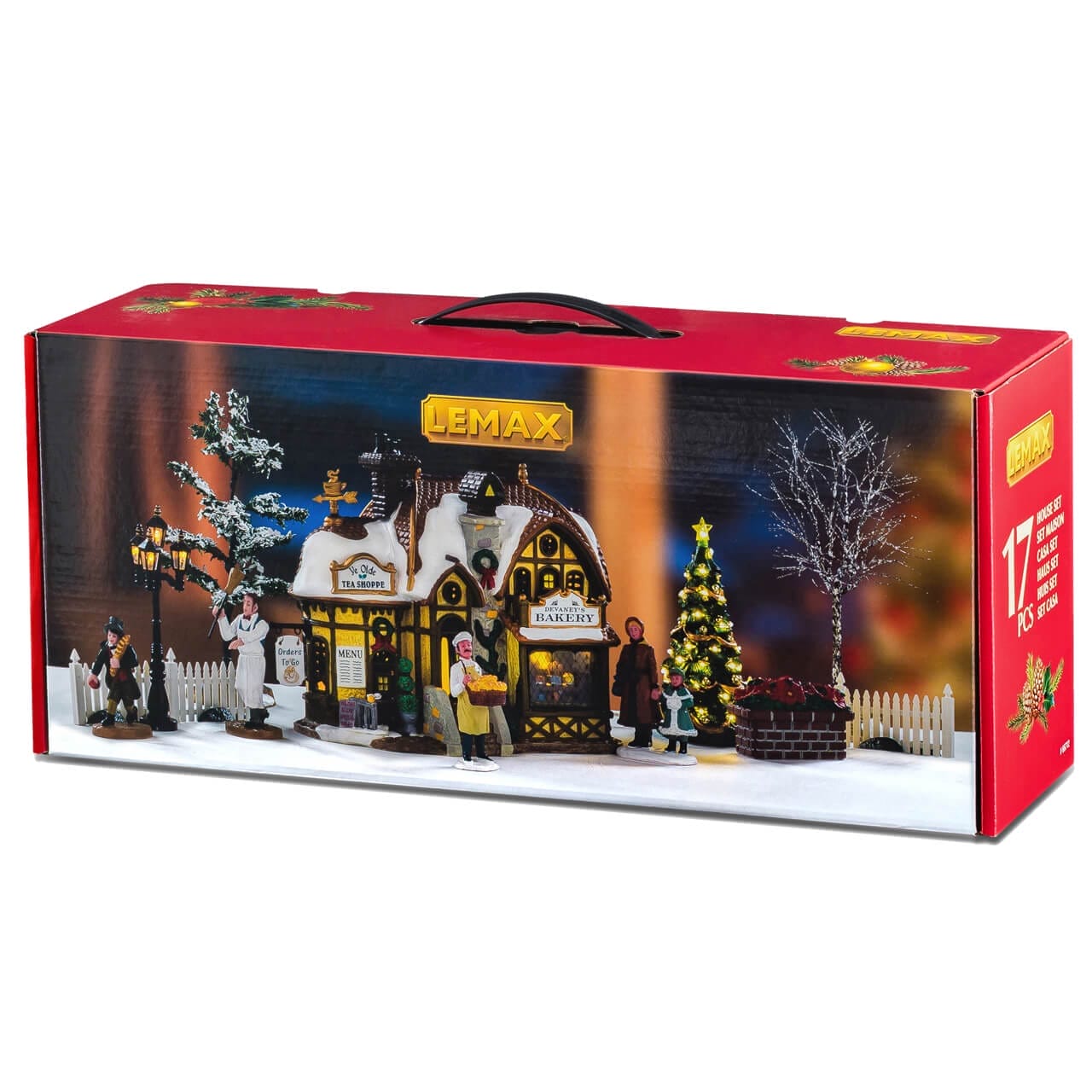 lemax-devaney-s-bakery-set-boulangerie-miniature-lumineuse-avec-figurines-caddin image 2