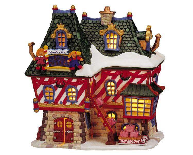 lemax-north-pole-doll-works-fabrique-de-poup-es-lumineuse image 1