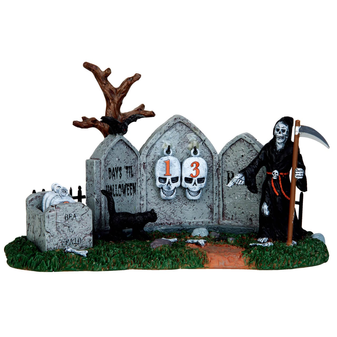 lemax-grim-reaper-countdown-figurine-spooky-town-miniature image 1