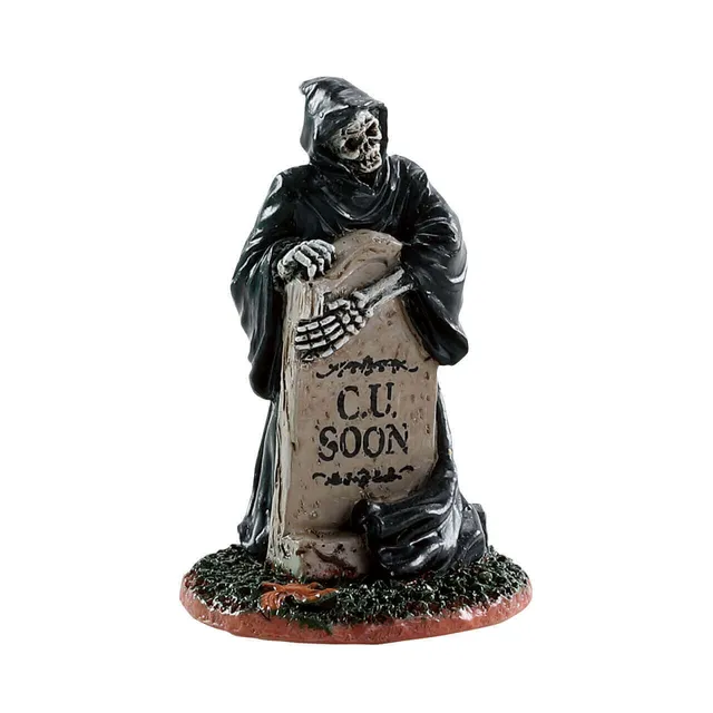 lemax-grim-reaper-tombstone-pierre-tombale-spooky-town image 1
