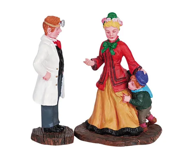 lemax-the-doctor-appointment-figurine-village-de-no-l image 1