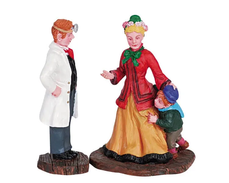 lemax-the-doctor-appointment-figurine-village-de-no-l image 1