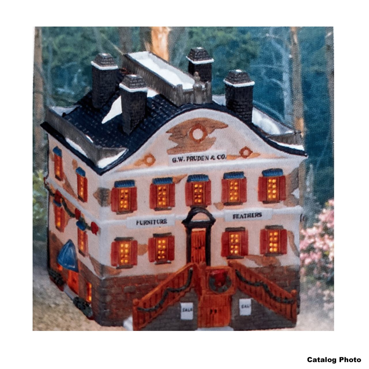 lemax-g-w-pruden-co-boutique-miniature-lumineuse-village-de-no-l image 1