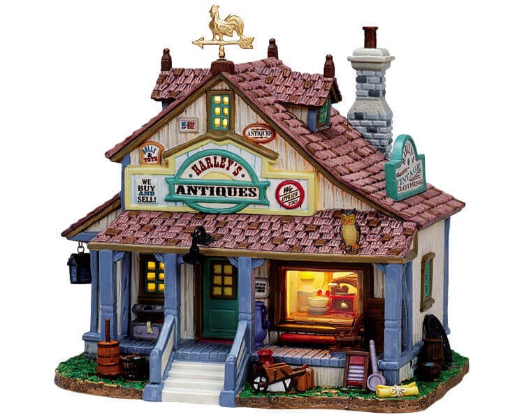 lemax-harley-s-antiques-boutique-lumineuse-vintage image 1