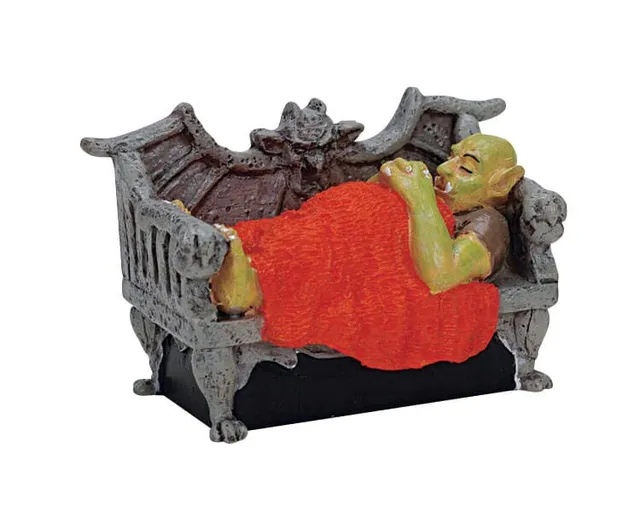 lemax-napping-monster-figurine-monstre-endormi-spooky-town image 1