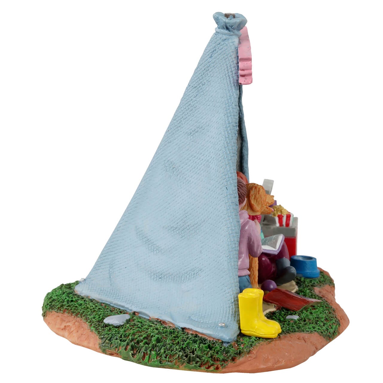lemax-girls-backyard-camping-figurines-camping-tente-girls-only image 2