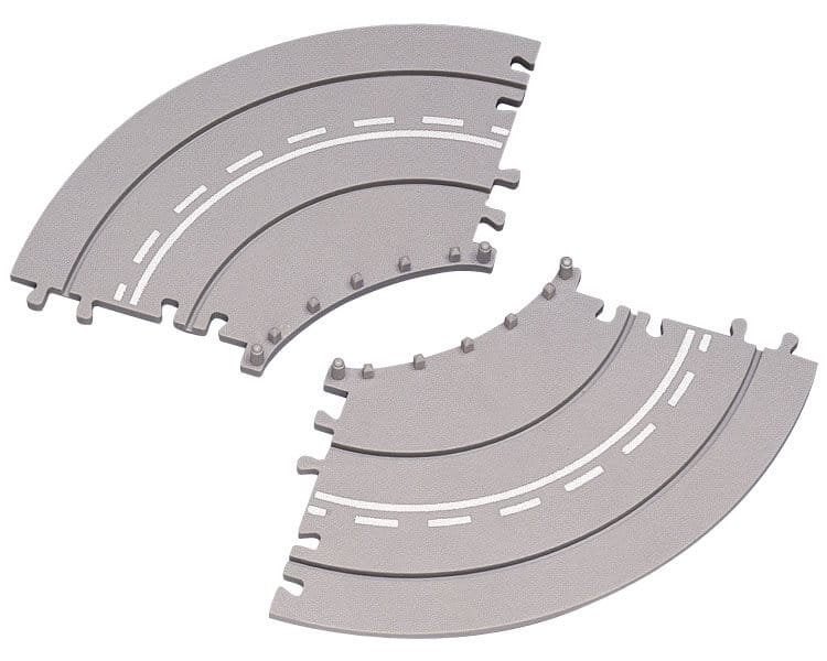 lemax-2-piece-curved-road-extensions-lot-2-routes-courbes-miniatures image 1