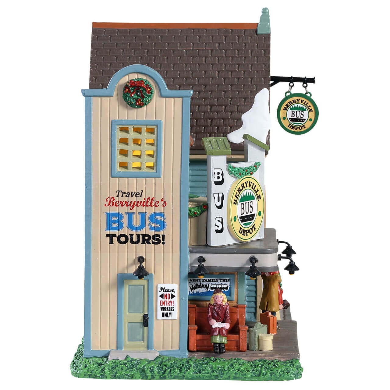 lemax-berryville-bus-depot-b-timent-lumineux-village-no-l image 3