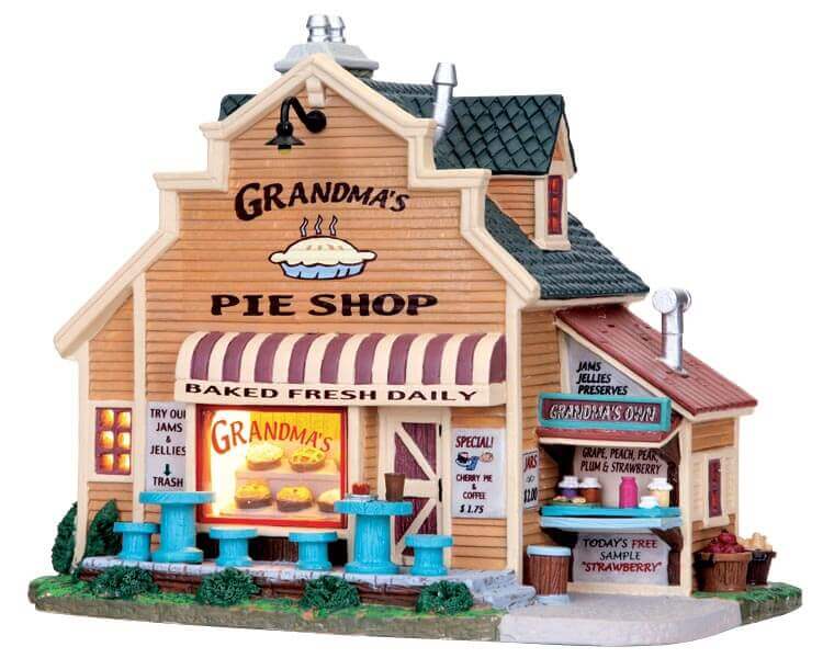lemax-grandma-s-pie-shop-boutique-lumineuse-tourtes-de-no-l image 1