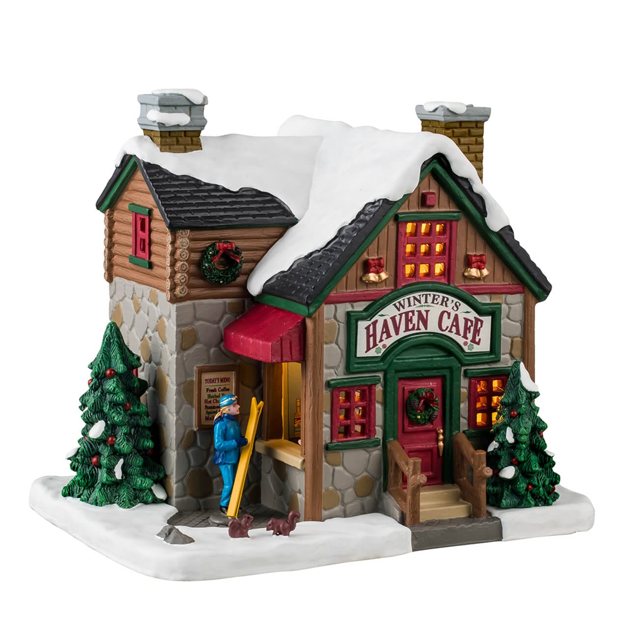lemax-winter-s-haven-cafe-maison-lumineuse-vail-village image 1