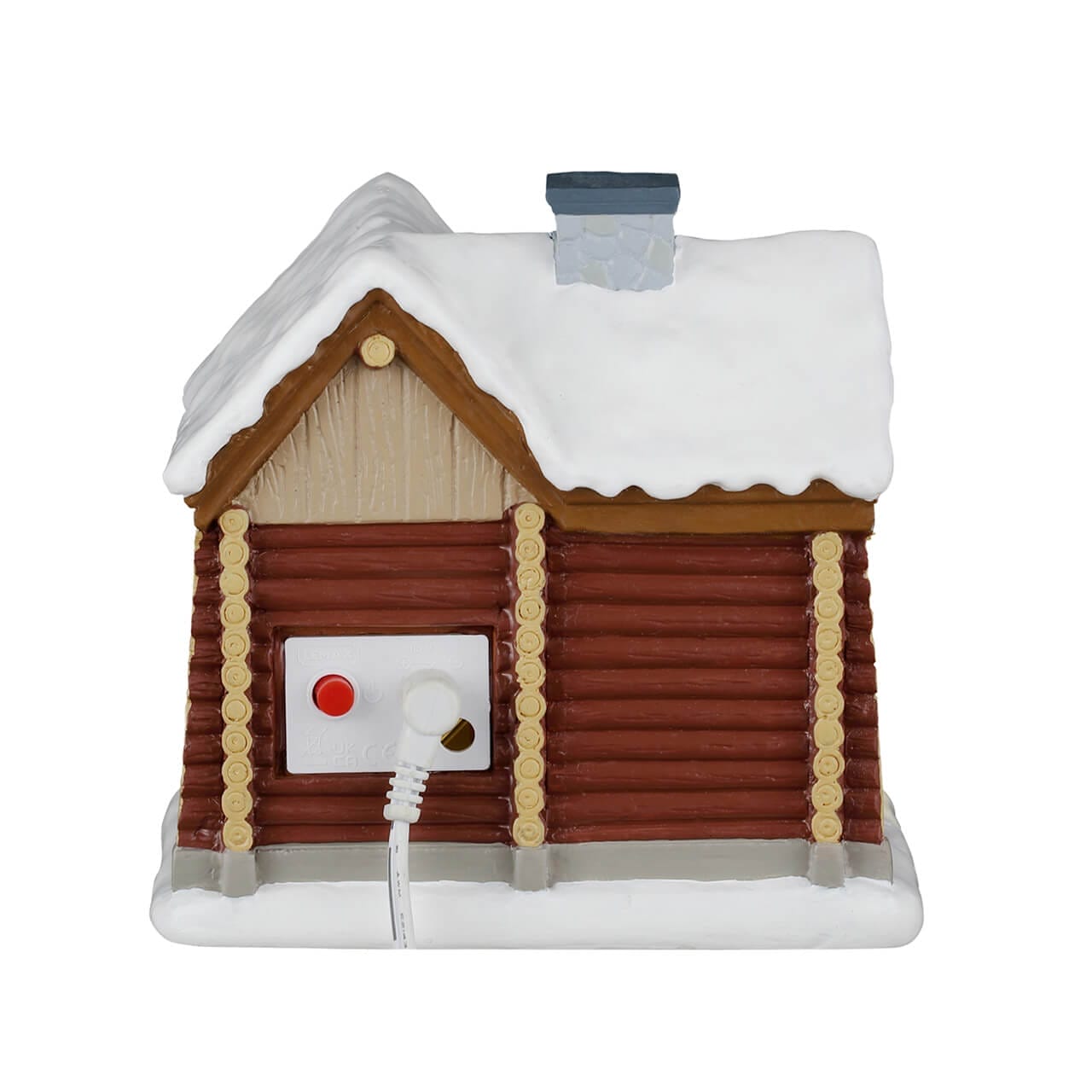 lemax-snowshoe-cabin-cabane-lumineuse-de-no-l-vail-village image 4