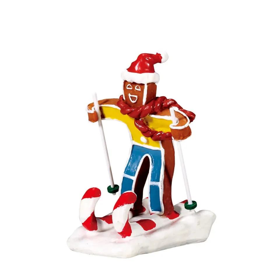 lemax-candy-cane-skier-figurine-skieur-sucre-d-orge-sugar-n-spice image 1
