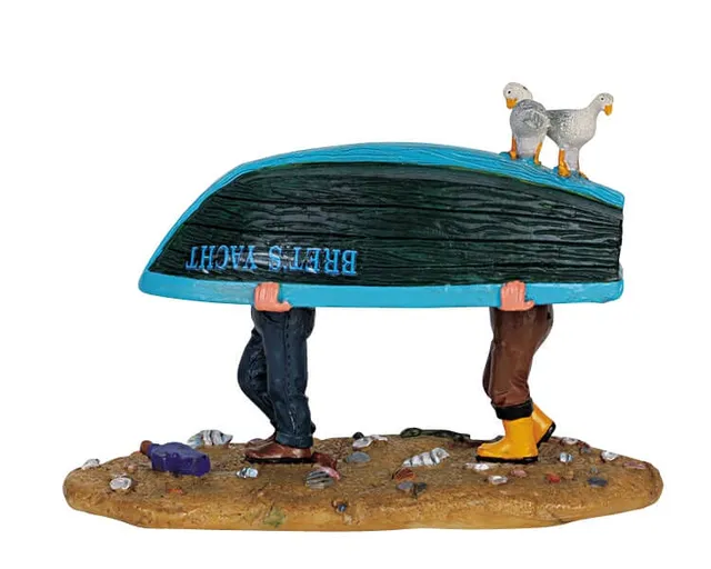 lemax-dry-dock-accessoire-quai-village-miniature image 1