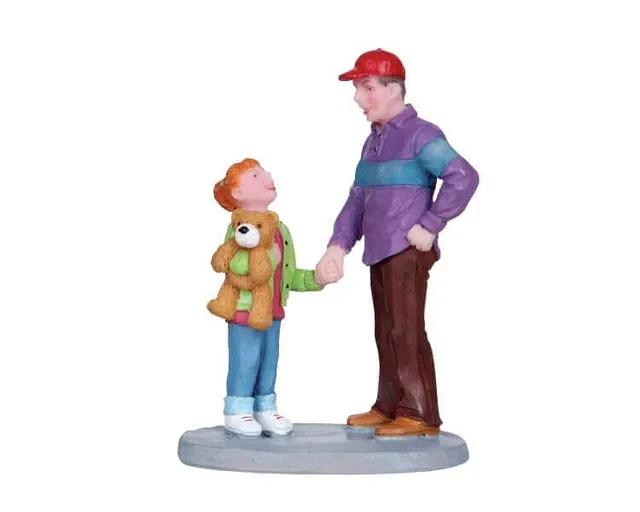 lemax-father-daughter-day-figurine-p-re-et-fille-village-de-no-l image 1