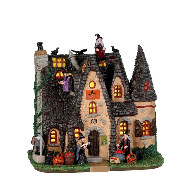 lemax-the-witch-s-cottage-maison-spooky-town image 1