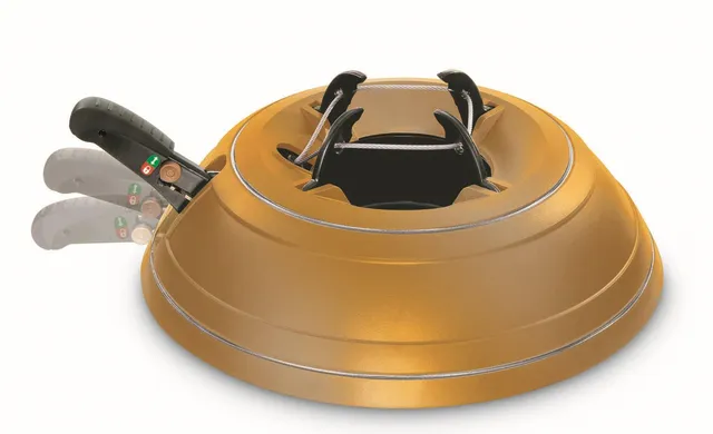 krinner-vario-classic-gold-pied-de-sapin-m-tal-dor-jusqu-2-6-m image 1