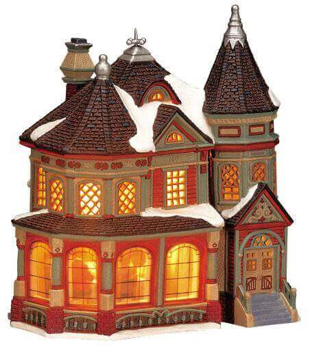 lemax-crockett-family-home-maison-familiale-miniature-lumineuse image 2