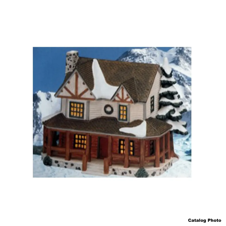 lemax-hunter-s-lodge-chalet-lumineux-village-de-no-l image 1
