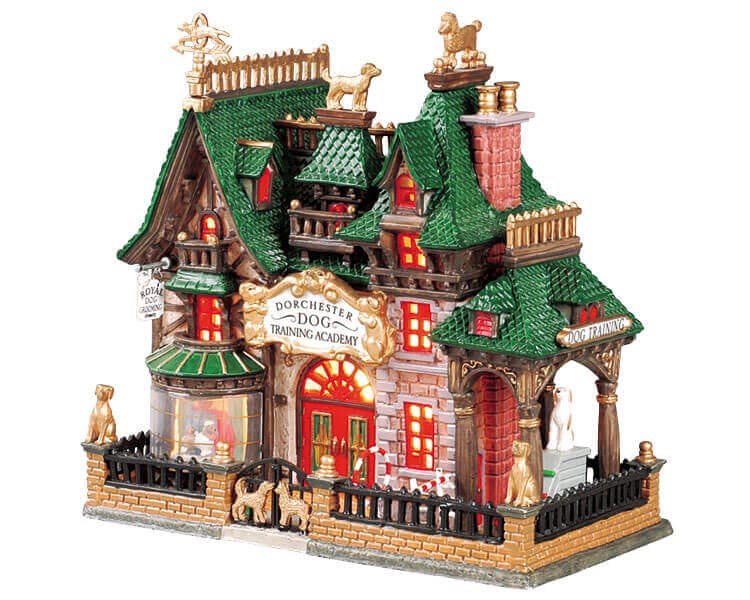 lemax-dorchester-dog-training-academy-b-timent-miniature-lumineux-village-de-no- image 2
