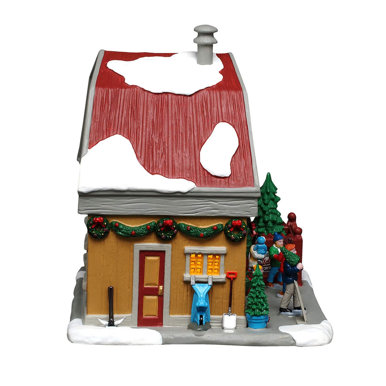lemax-caddington-luke-s-live-tree-nursery-p-pini-re-sapins-de-no-l-miniature image 2