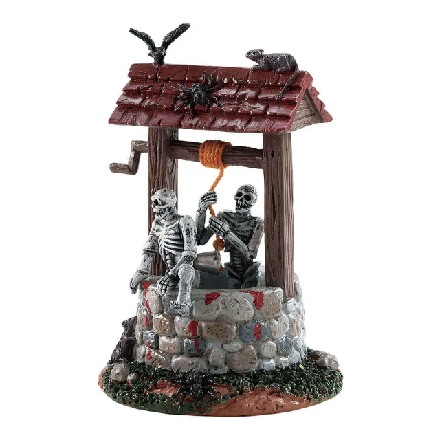 lemax-ghouls-in-well-d-cor-miniature-puits-hant-lumineux image 1