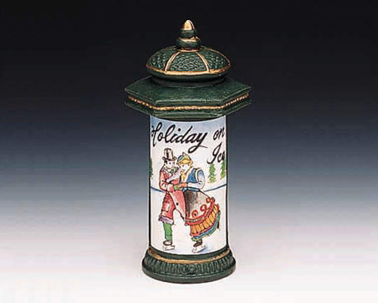 lemax-metal-kiosk-kiosque-miniature-en-m-tal-pour-village image 1
