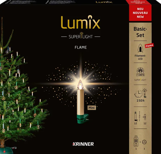 krinner-lumix-superlight-flame-mini-metallic-gold-set-de-base image 1