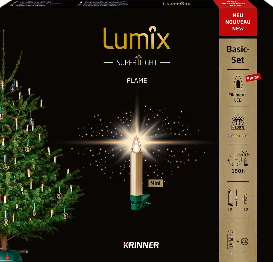 krinner-lumix-superlight-flame-mini-metallic-gold-set-de-base image 1