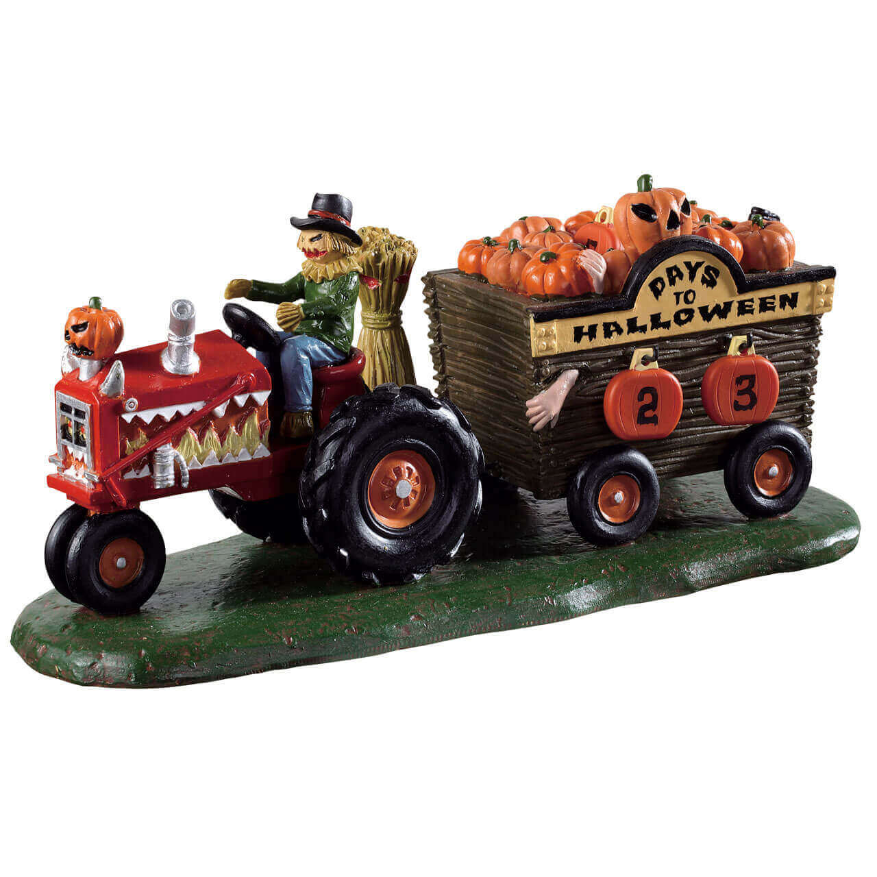 lemax-pumpkin-haul-countdown-chariot-halloween-avec-compte-rebours image 1