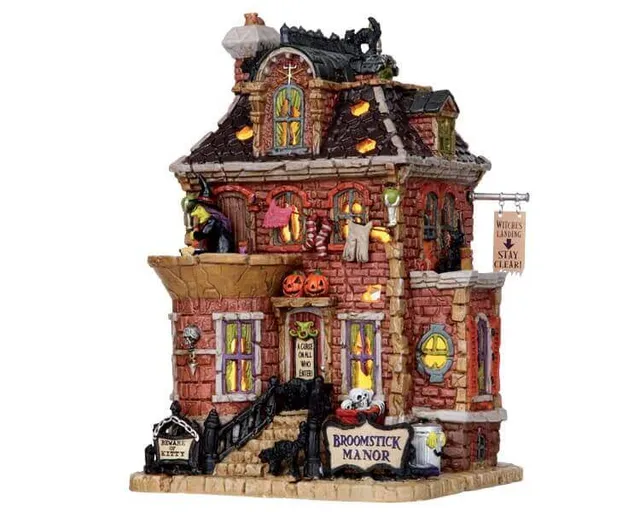 lemax-broomstick-manor-manoir-hant-lumineux image 1