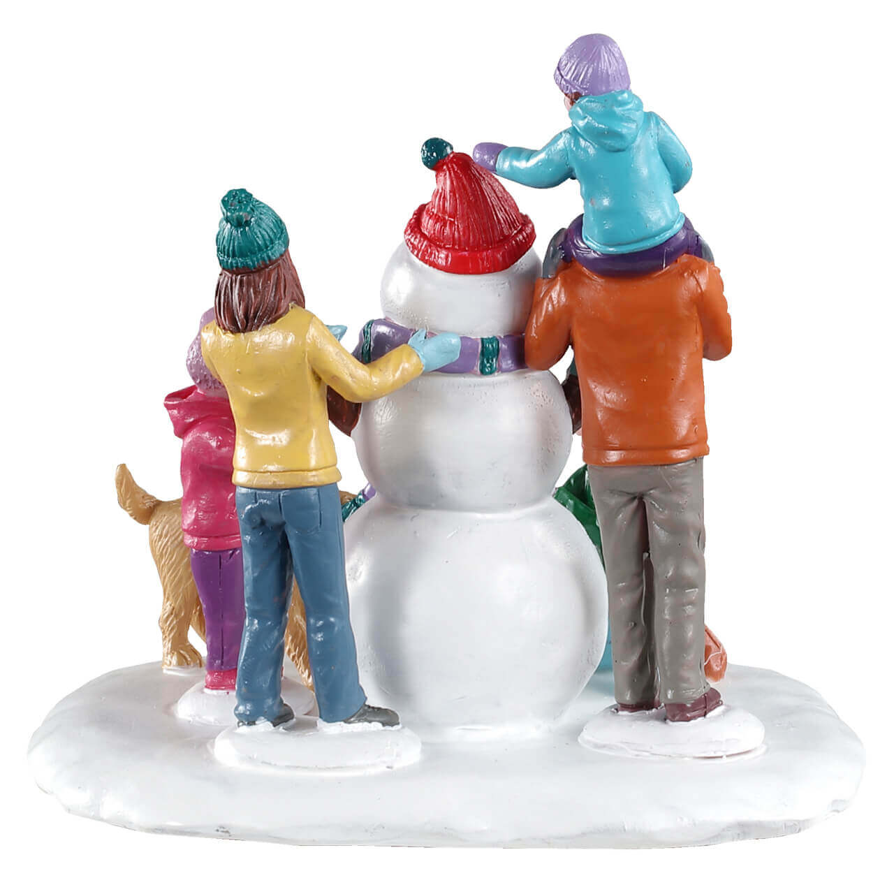 lemax-snowman-teamwork-figurine-famille-bonhomme-de-neige-vail-village image 4