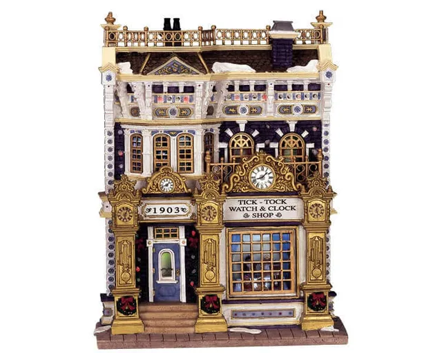 lemax-tick-tock-watch-clock-shop-horlogerie-miniature image 1