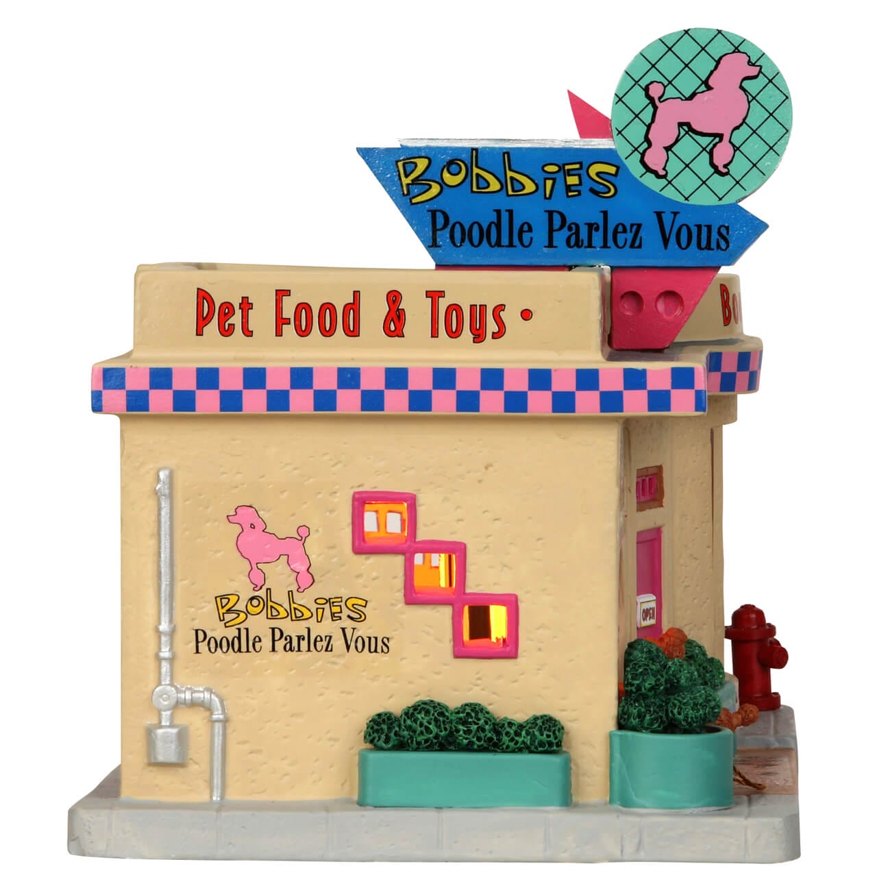 lemax-bobbies-poodle-parlez-vous-figurine image 2